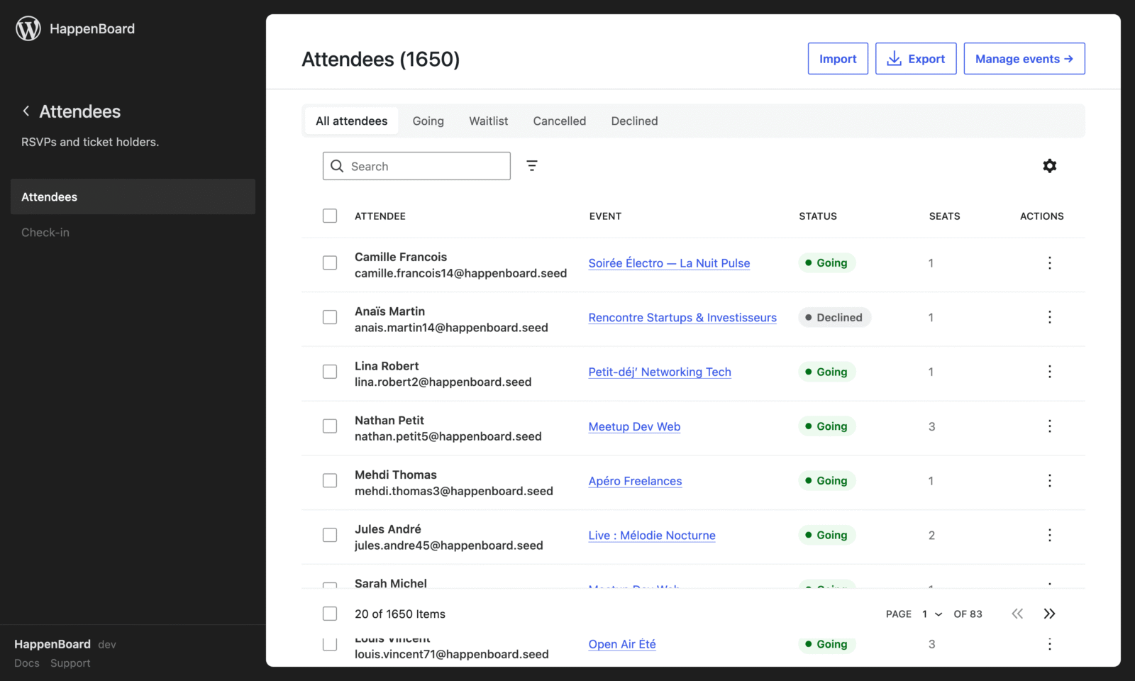 happenboard screenshots 7